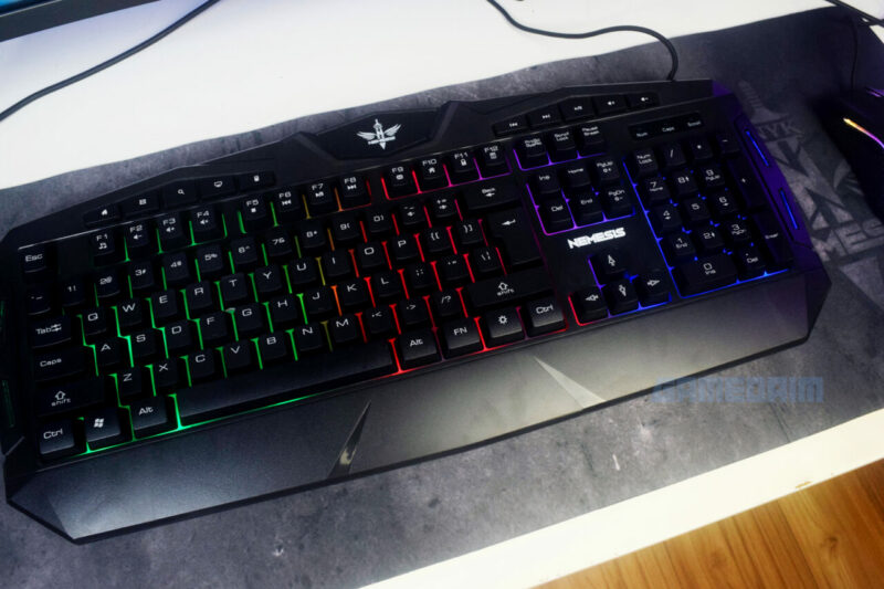 Nyk nemesis kc 500 keyboard rgb rainbow 2 gamedaim review