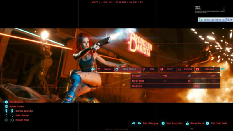 Photo Mode Cyberpunk 2077