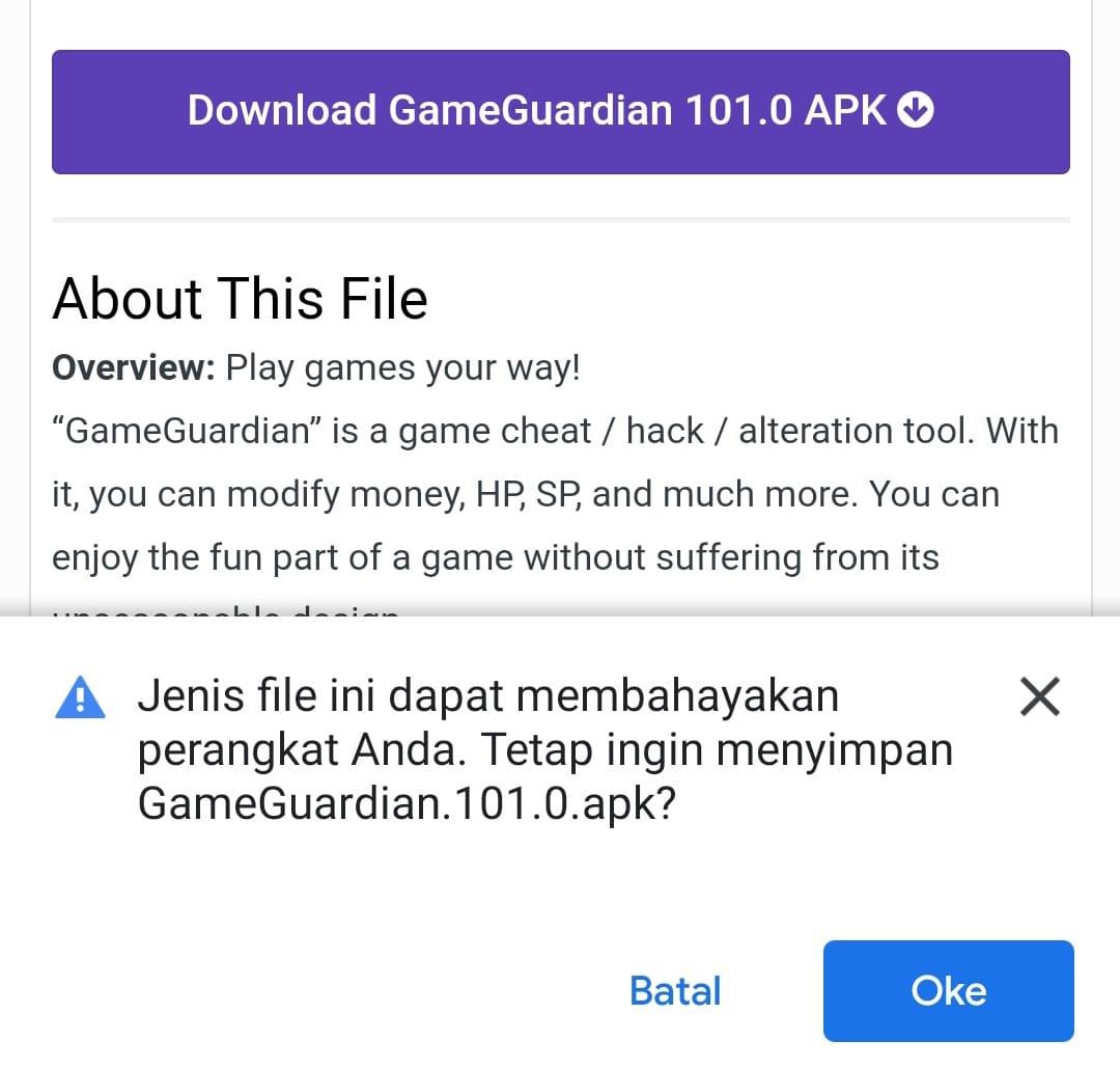 Here's How To Easily Download The Latest Game Guardian 2021 Ok