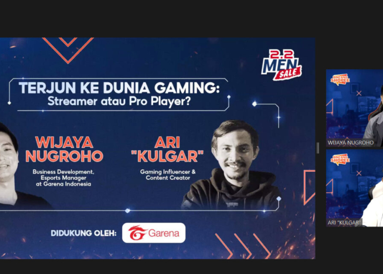 Berkarir di industri game online semakin diminati anak muda, simak tips-nya 1 Bincangshopee 2. 2 men sale terjun ke dunia gaming streamer atau pro player (2)