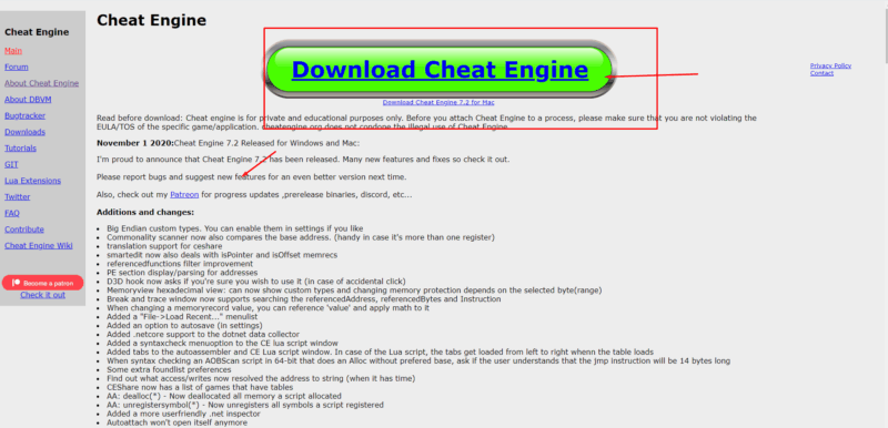 Cara Download Cheat Engine Terbaru 2026 6 Langkah-langkah download Cheat Engine terbaru tahun 2026