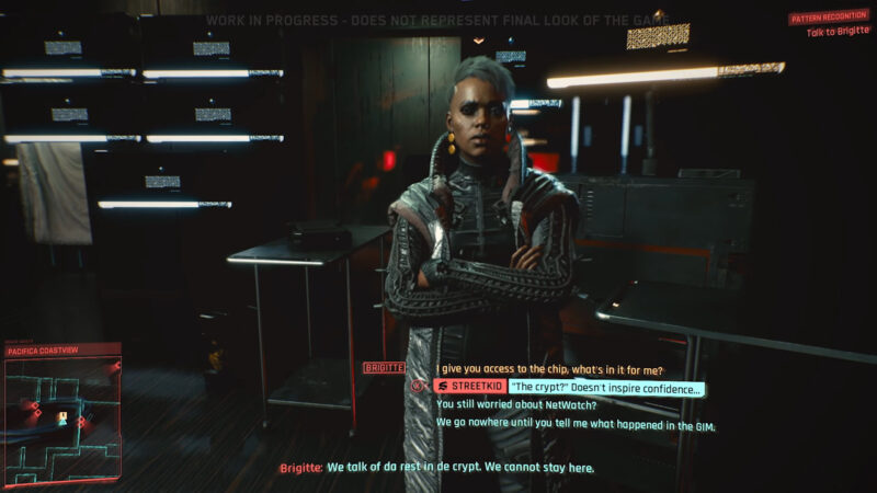 Cyberpunk 2077 a variety of dialogue choices