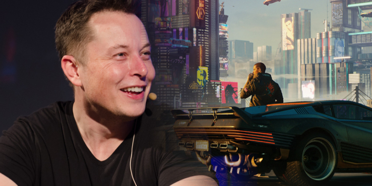 Elon musk mobil tesla model s dapat memainkan cyberpunk 2077! Gamedaim