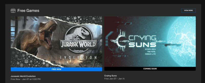 Epic Games Store Gratiskan Game Jurassic World Evolution! 