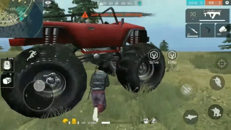 Monster Truck Free Fire