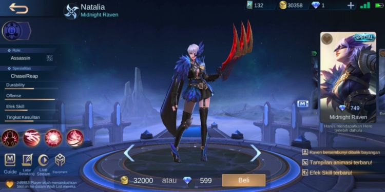 Counter natalia mobile legends