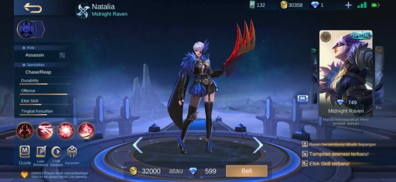 Counter natalia mobile legends