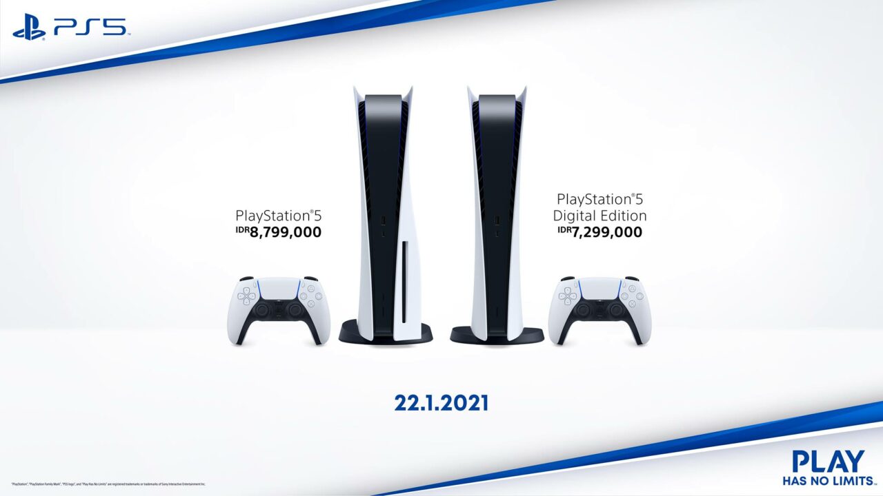 Playstation 5 resmi rilis di indonesia!