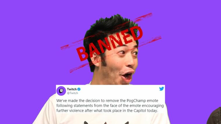 Twitch Hapus Emote Legendaris PogChamp Terkait Masalah Capitol