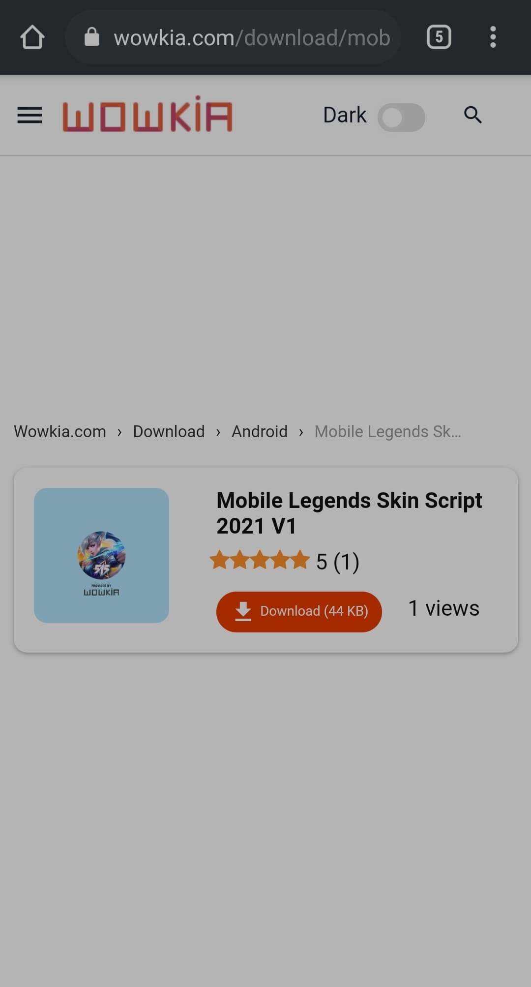 mobile legends script skin