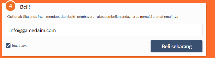 Begini cara top up era of celestials dengan mudah email