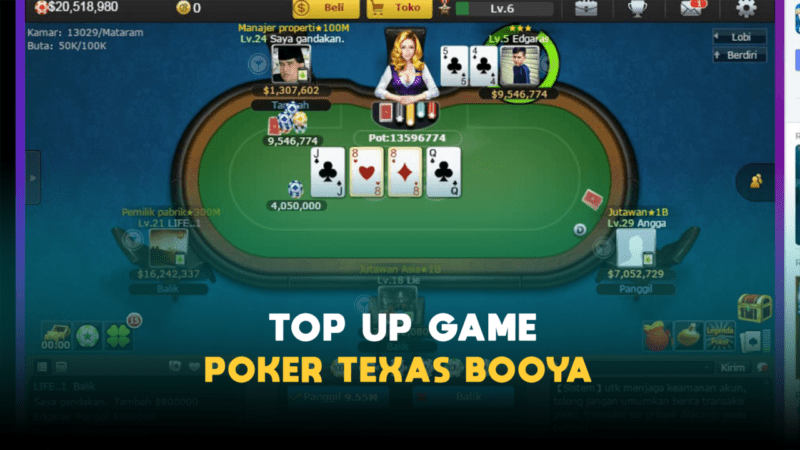 Begini Cara Top Up Game Poker Texas Boya Dengan Mudah Gamedaim