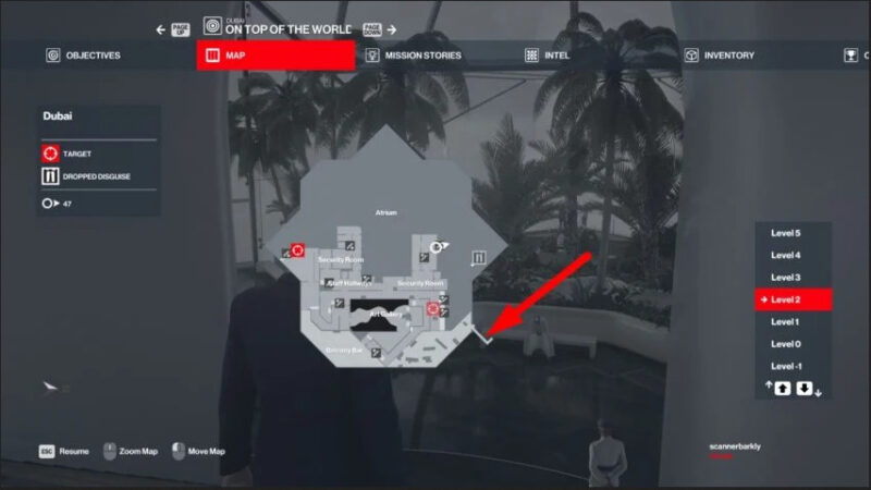 Lokasi kunci helikopter pada map dubai hitman 3 | gamepur