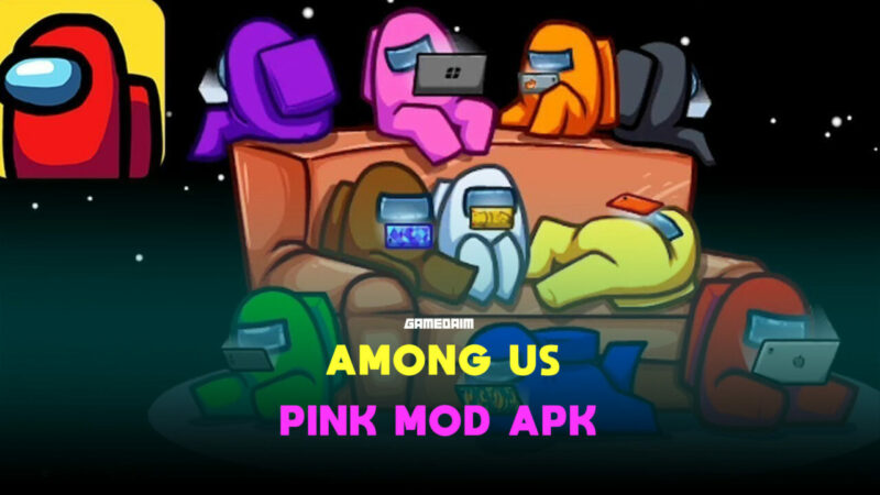 Download Among Us Pink Mod Apk Terbaru 2021 Gamedaim