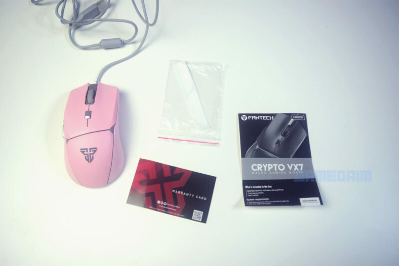 Fantech Sakura Lite Edition Mouse Crypto Vx 7 Box Isi Gamedaim Review