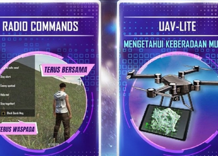 Fitur terbaru free fire radio commands dan uav lite 1 Fitur terbaru free fire