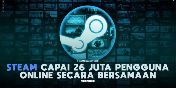 Steam capai 26 juta pengguna online secara bersamaan! Gamedaim