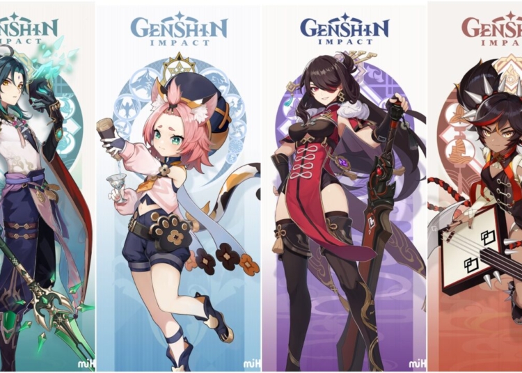 Ini 3 karakter yang akan menemani xiao di banner genshin impact v1. 3 1 Xiao with anothe characters