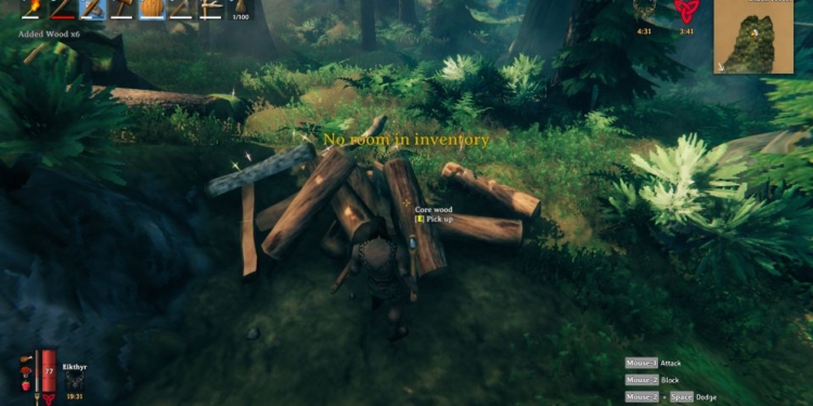 Cara mudah mendapatkan core wood pada game valheim | iron gate