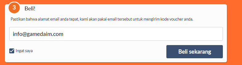 Begini cara top up garena shell dengan mudah! Email