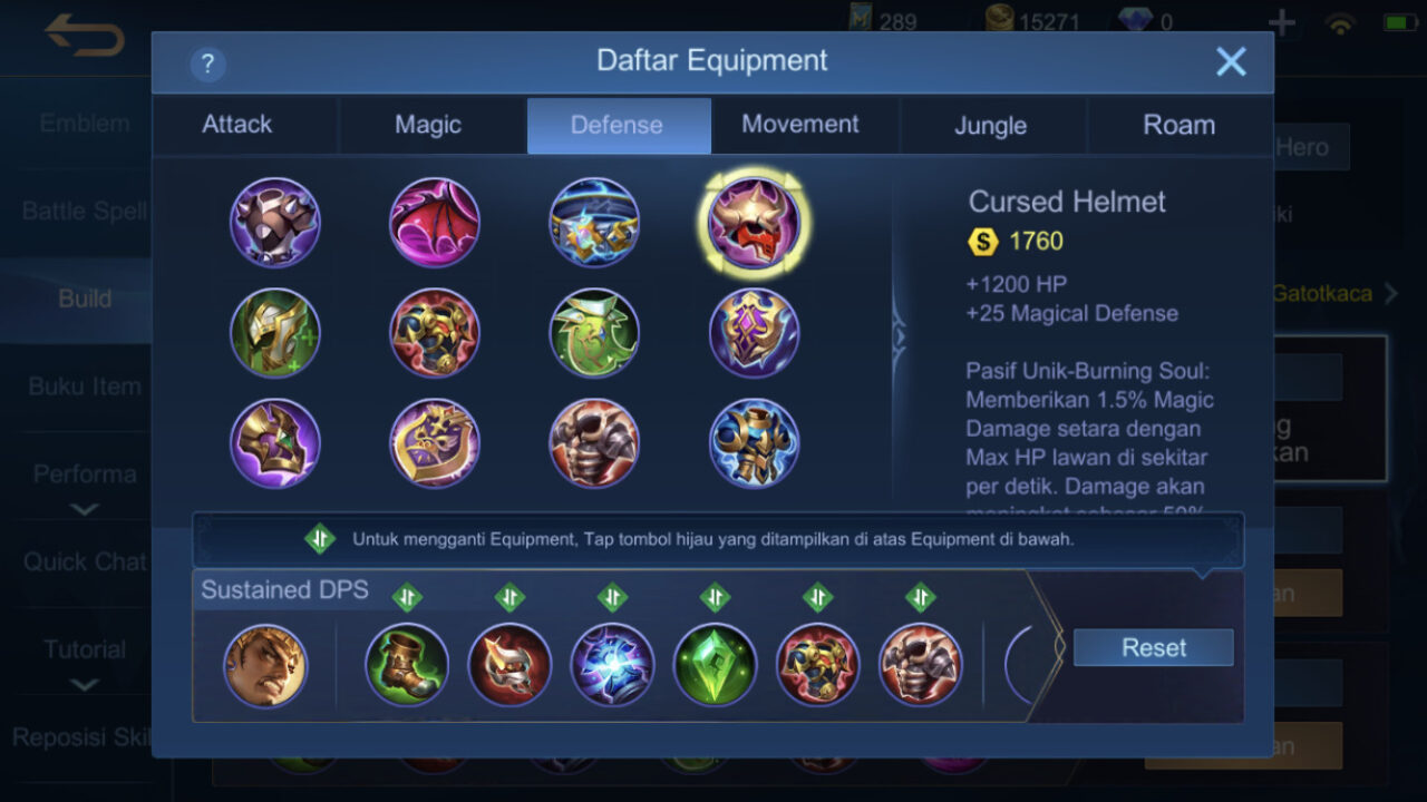 Complete Explanation Of The Latest Mobile Legends Items Livik Net Livik