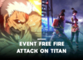 Event kolaborasi free fire dan attack on titan kini telah dimulai! Gamedaim