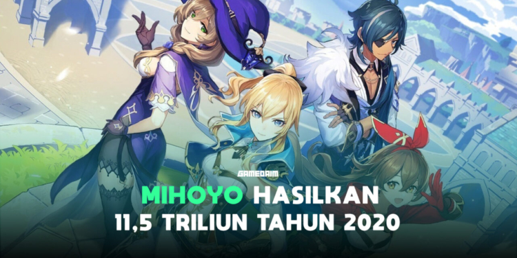 Karena genshin impact, mihoyo raih pendapatan 11,5 triliun tahun 2020 gamedaim