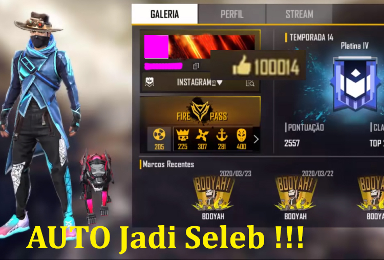 Menambah like profil free fire