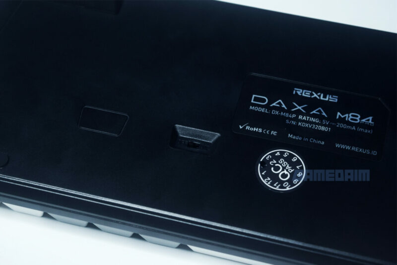 Rexus Daxa M84 Pro Tombol On Off Gamedaim Review