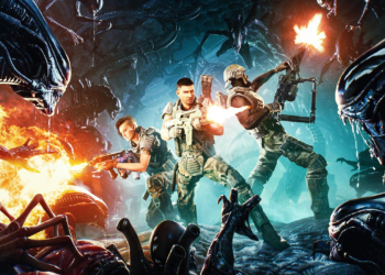 Game co-op shooter aliens: fire team unjuk trailer perdana