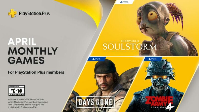 Playstation Plus April 2021