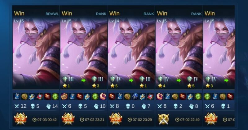 Menghitung winrate hero ml win streak