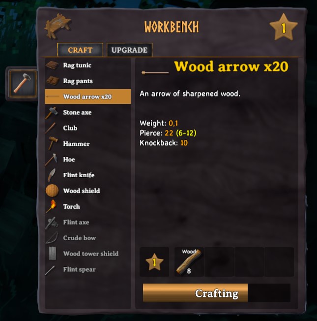 Cara Mudah Membuat Wood Arrow di Valheim 3 | wowkia