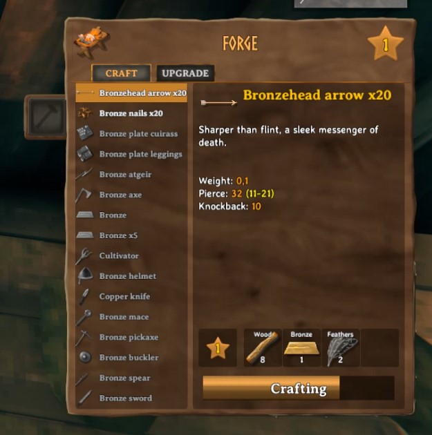 How to make bronze arrow in valheim 5