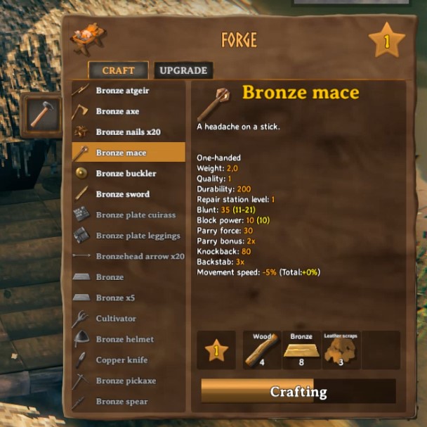 How To Make Bronze Mace In Valheim 5