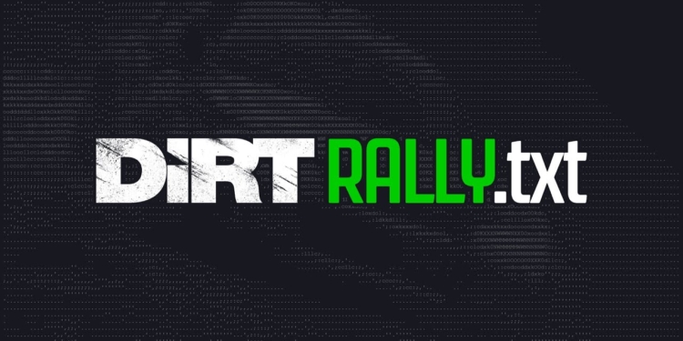 Sambut april fools, dirtrally. Txt unjuk trailer bergenre text-based racing | codemaster