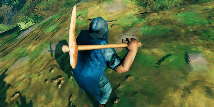 Cara mudah membuat bronze pick axe pada game valheim | iron gate