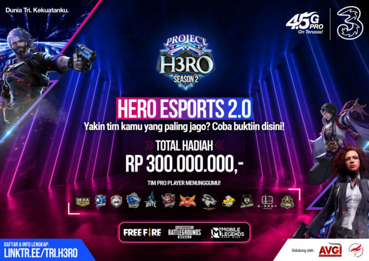 3 Indonesia H3ro Esports Tournament 2.0