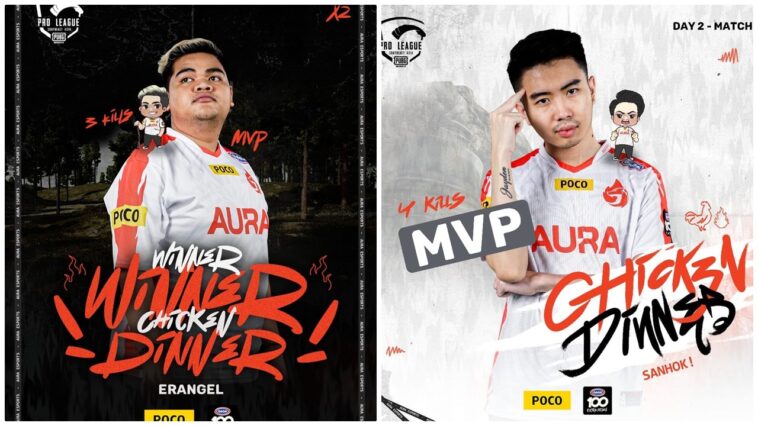 Tampil Cukup Baik, Aura Esports Pertahankan Posisi Puncak di PMPL SEA Season 3 Day 2