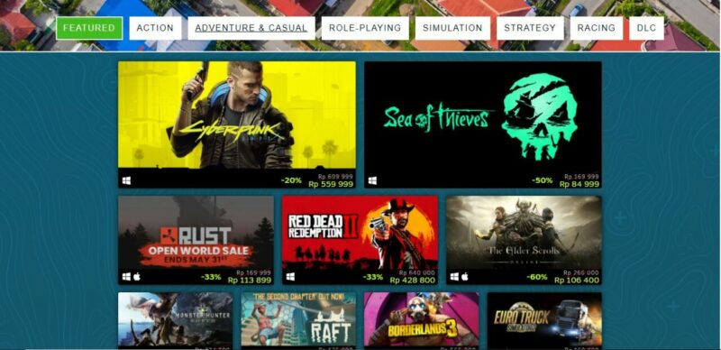 Seluruh game open world sedang diskon besar di steam store minggu ini | steam