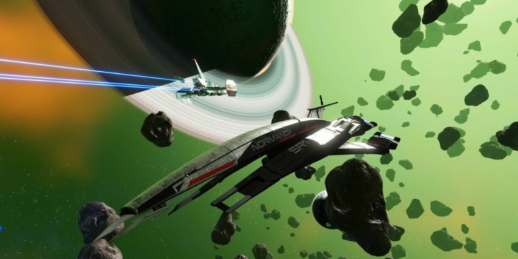 No man's sky resmi berkolaborasi dengan mass effect | hello games