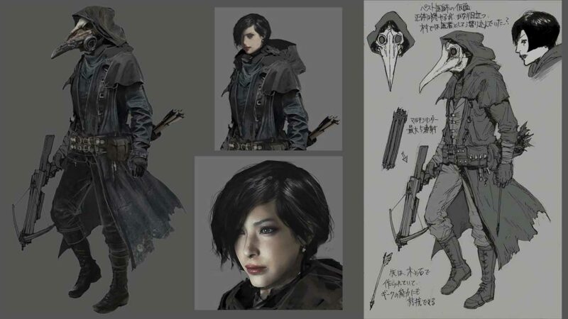 Penampilan ada wong saat beraksi | capcom