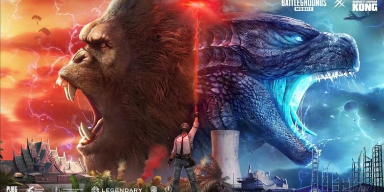 Godzilla vs kong pubg mobile versi 1 4