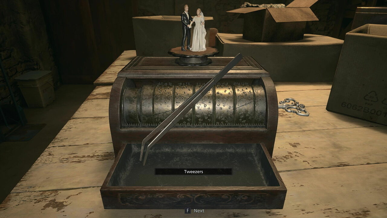 Resident evil village music box solved