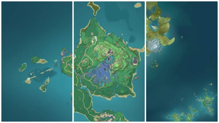 Inazuma Map