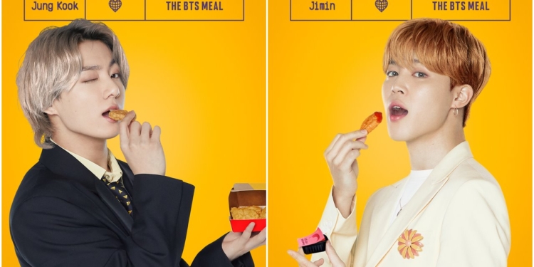 Nugget bts meal berbentuk among us laku seharga rp1,4 miliar