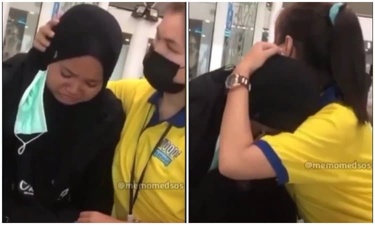 Remaja nangis gagal bertemu teman mabarnya