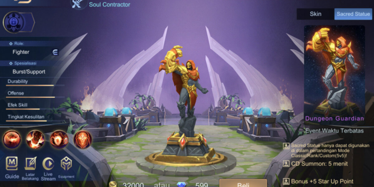 Sacred statue mobile legends