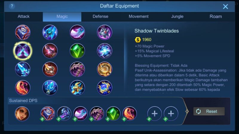 Shadow twinblades