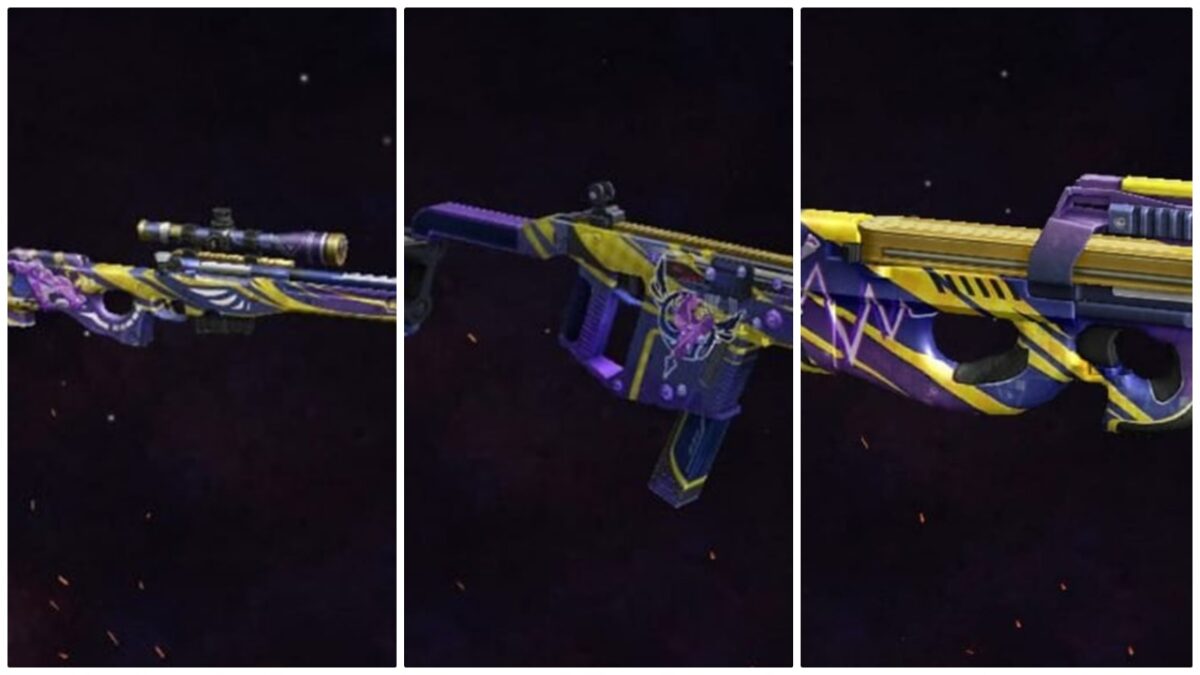 Скин ган. Void Skins Guns. Space Skins Guns.